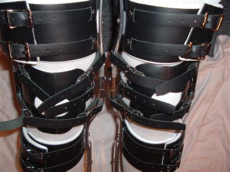 Flickriver Photoset Black Double Buckled Kafo Leg Braces With