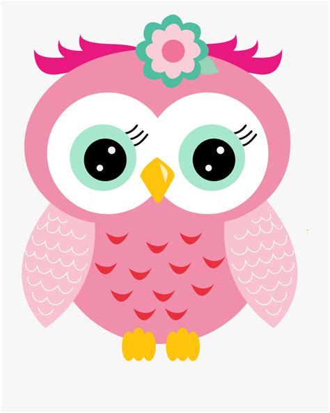 Owl Pink Png Cute Pink Owl Clipart Transparent Cartoon