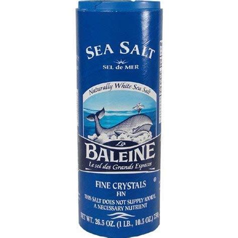 La Baleine French Fine Sea Salt 750g 265 Oz Pack Of 2