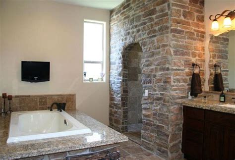 The garden tub combines seamlessly with the large walk in shower enclosed with clear glass panels. bathroom shower | Living Blog