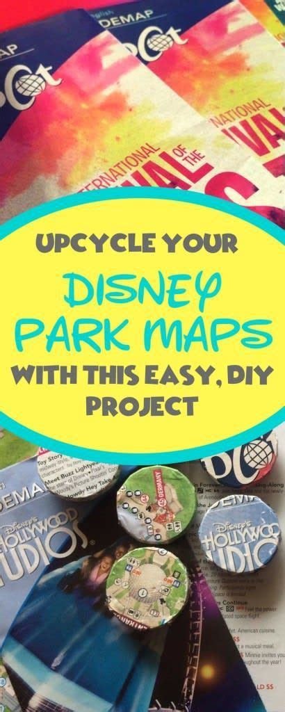 Upcycle Your Disney World Maps With This Cheap Diy Project Disney