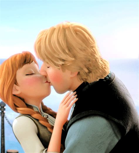 Frozen Anna Kisses Kristoff Amanda Gregory S Coloring Pages