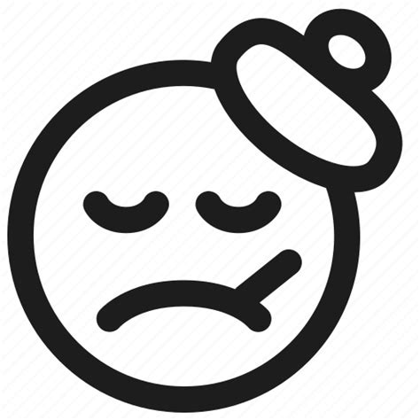 Emoji Emoticon Emotion Face Sick Icon