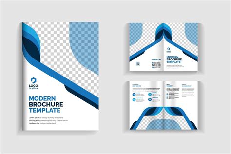 Minimalist Flat Brochure Design 4 Pages Clean And Minimal Multipurpose