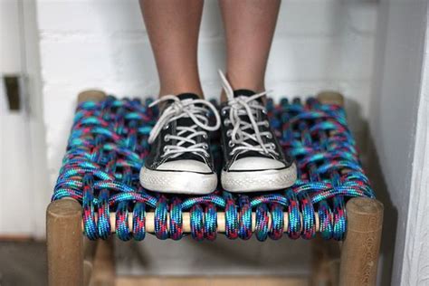 40 Projects Just For Fun Woven Stool Diy Smile And Wave