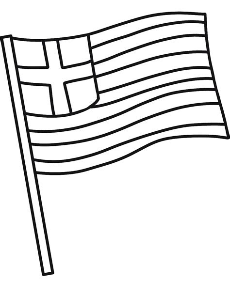 Kolorowanka Flaga Grecji Maluchy Pl