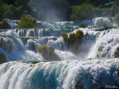 Krka Nemzeti Park Horvátország Niagara Falls Waterfall Natural