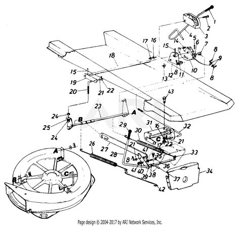 Mtd 130 511 000 1990 Parts Diagram For 26 Or 30 Decks