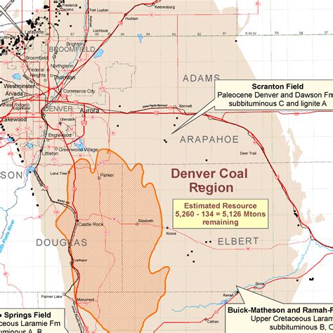 Ms 43 Coal Resource Maps Of Colorado Colorado Geological Survey