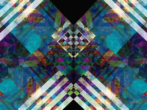 Abstract Symmetry Digital Art By Ann Powell