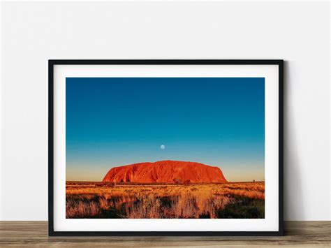Uluru At Sunset In Australia Color Travel Photography Etsy In 2020