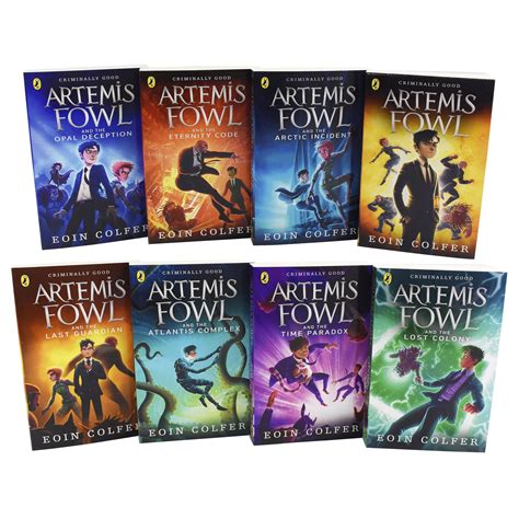 Artemis Fowl Series Complete Collection 8 Books Set By Eoin Colfer