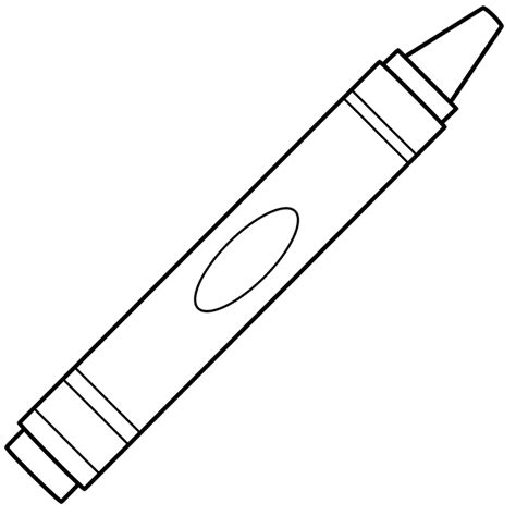 Pix For Blank Crayon Coloring Sheet Clipart Best Clipart Best