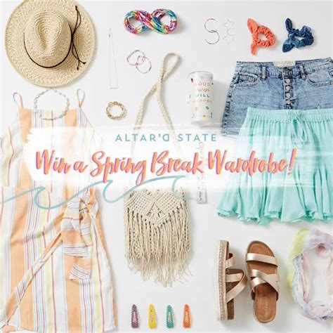 We would like to show you a description here but the site won't allow us. Altar'd State Spring Break Wardrobe Giveaway: Win a $1,000 gift card