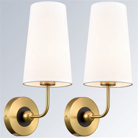 Modern Gold Wall Sconces Set Of 2 Living Room Wall Lamps