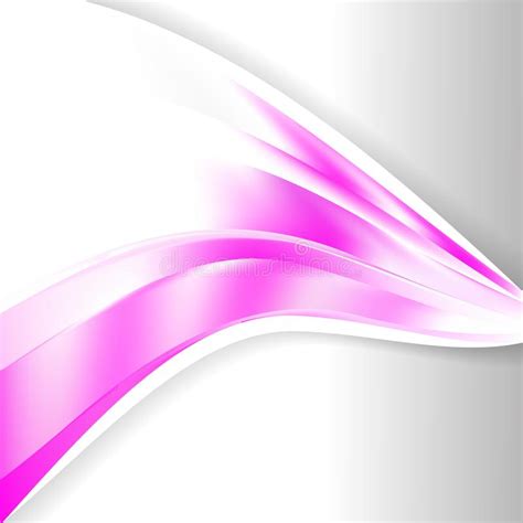 Hot Pink Wave Business Background Design Stock Vector Illustration Of