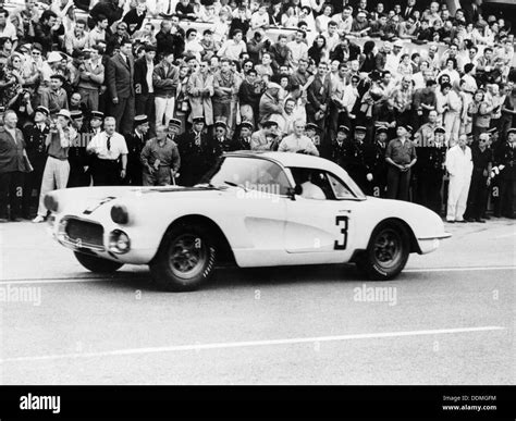 Chevrolet Corvette Le Mans France 1960 Stock Photo 60073656 Alamy