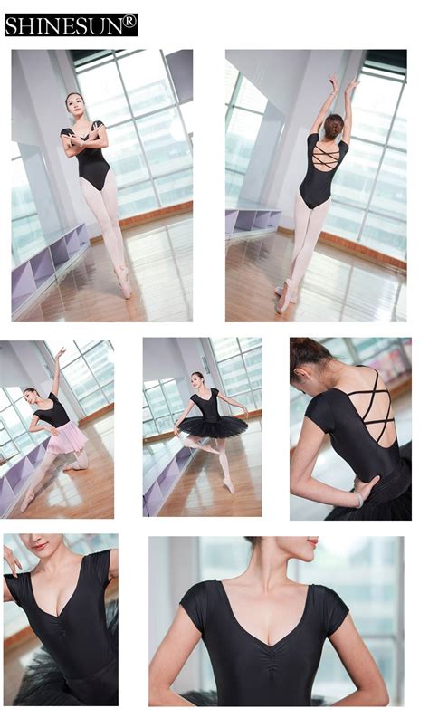 2016 New Arrival Sexy Open Back High Cut Leotard Womens Ballet Dress