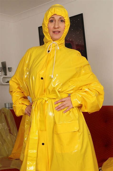 Vinyl Rain Rainwear Girl Vinyl Clothing Rainwear Fashion