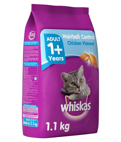 Check spelling or type a new query. Whiskas Hairball Control Dry Cat Food, Chicken & Tuna for ...