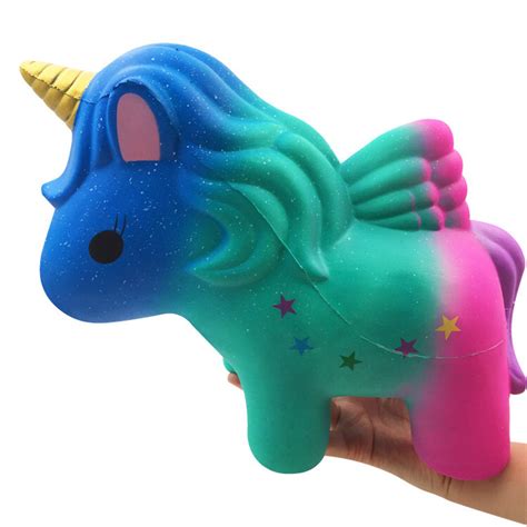 Kawaii Cute 12 Inch Jumbo Rainbow Unicorn Scented Squishies Slow Rising