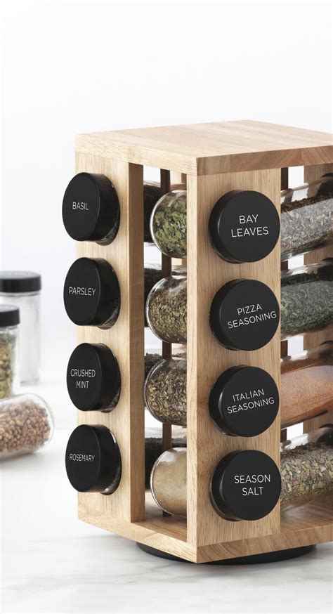 Martha Stewart Collection 17 Pc Revolving Spice Rack Created For Macy