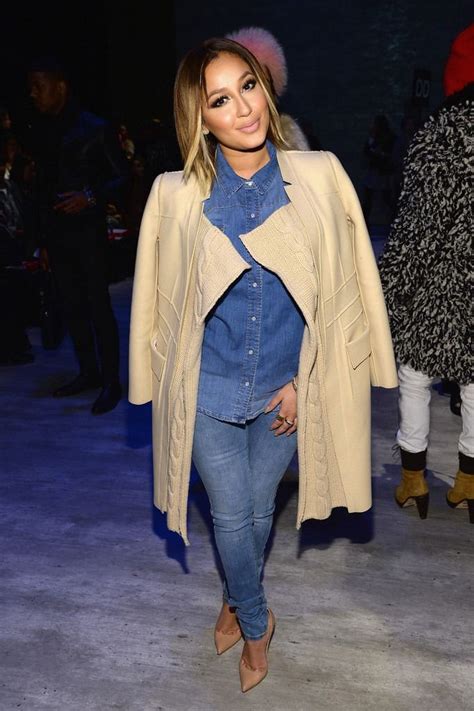 Anotherfashionbook 2814 Adrienne Bailon At The Son Jung Wan Fw