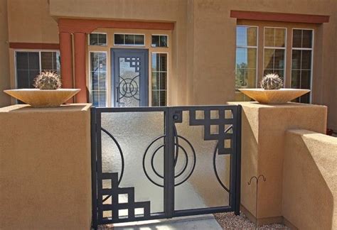 Best Contemporary Courtyard Gates Label Elegant Fence And Gate