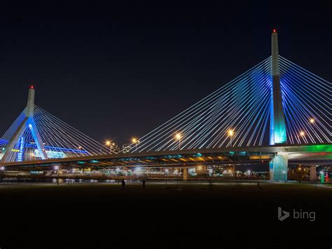 Bridge Night Scene Bing Theme Wallpaper Preview