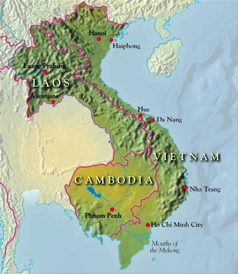 Вьетнам карта фото