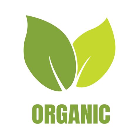 Leaf Logo Organic Label Eco Icon Vector Isolated Background 2136049