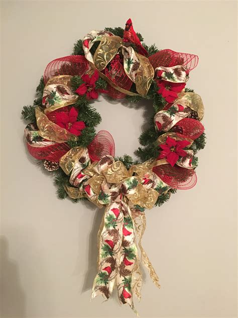St Louis Cardinals Deco Mesh Wreath Perfuzion