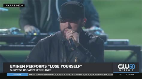 Eminem Performs Lose Yourself At Oscars Youtube