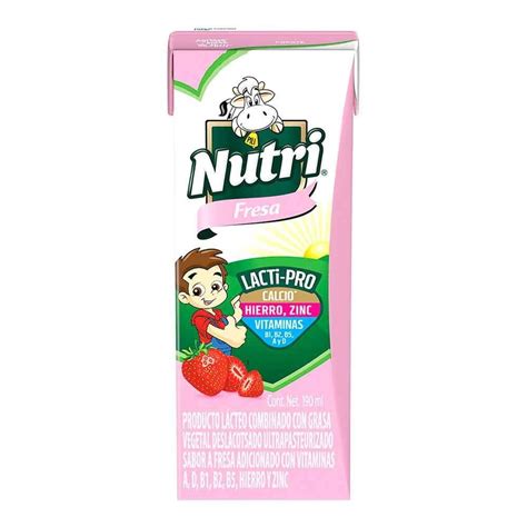 Producto lácteo Nutri sabor fresa 190 ml Walmart