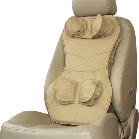 Epulse Car Seat Back And Neck Massager Cushion Dual Vibration Air