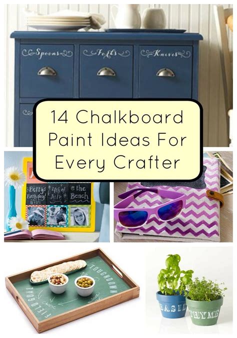 And we share it so you can take leftover paint for your little projects at home. 14 Chalkboard Paint Ideas For Every Crafter | FaveCrafts.com