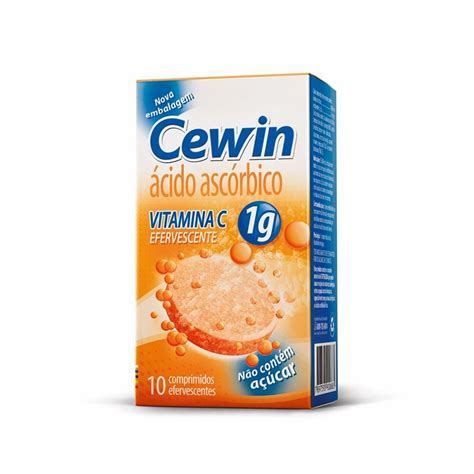 Cewin 1g Efervescente Com 10 Comprimidos PanVel Farmácias
