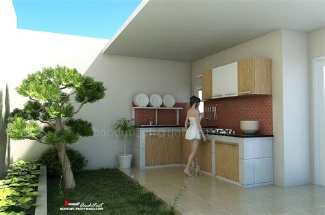 desain rumah minimalis memanjang  belakang desain rumah