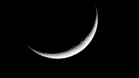 Crescent Moon Astrophotography