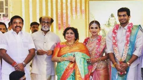 rajinikanth s daughter soundarya gets married to vishagan see pics