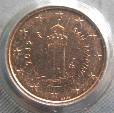 San Marino Euro Coins Unc 2012 Value Mintage And Images At Euro Coinstv