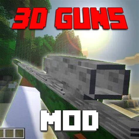 3d Guns Mod For Minecraft Pc Edition Gun Mods Pocket Guide By Alpha