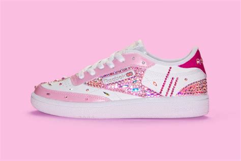 And not just the one she allegedly threw at nicki minaj during new york fashion week. Reebok Drops Pink "Crystal Coated" Club C Sneakers | HYPEBAE