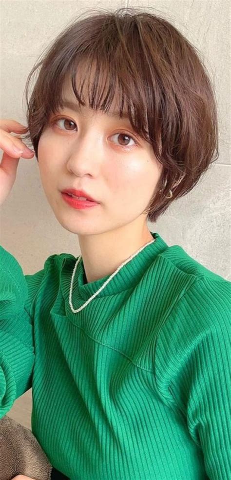 30 Cute Short Hair With Bangs Korean Style Soft Wispy Bangs Brown Hair