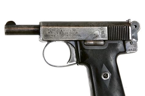 Deactivated Webley 1909 Pistol Sn 4432