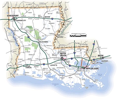 Louisiana Map Index