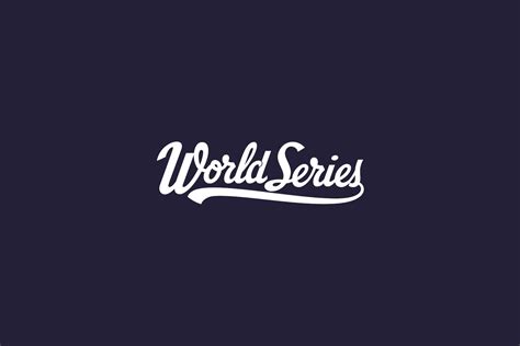 World Series Fonts Shmonts