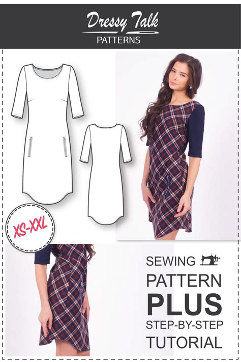 Dress Patterns Womens Sewing Patterns Dress Patterns For Etsy Simple Dress Pattern Womens