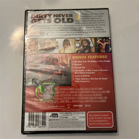 New Sealed Dirty Grandpa Uncut Dirtier Edition Dvd 2016 Region