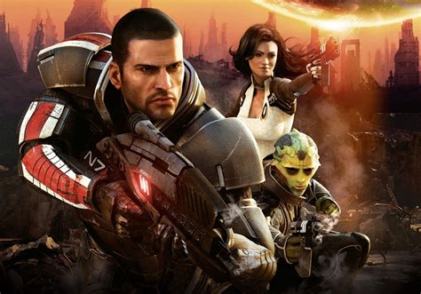 Shepard Miranda And Thane Art Mass Effect 2 Art Gallery